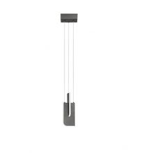 Totem oprawa wisząca led 9W 380lm 3000K ściemnialna ciemna szara